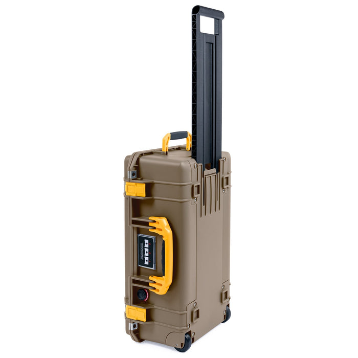 Pelican 1535 Air Carry - on Case - Dark Desert Dirt & Yellow - Empty