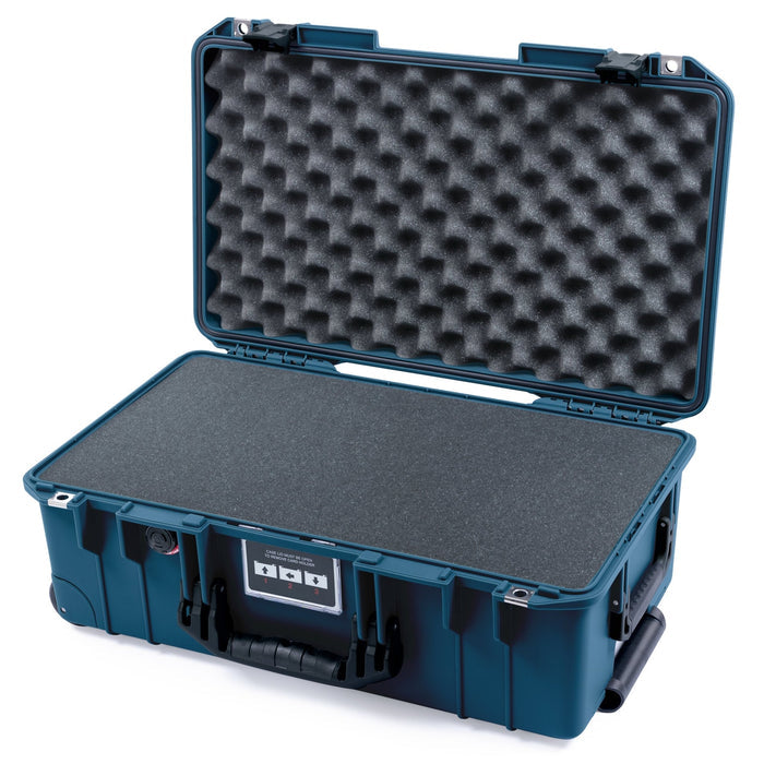 Pelican 1535 Air Carry-on Case - Deep Pacific & Black with Pick & Pluck Foam / Convoluted Lid Foam