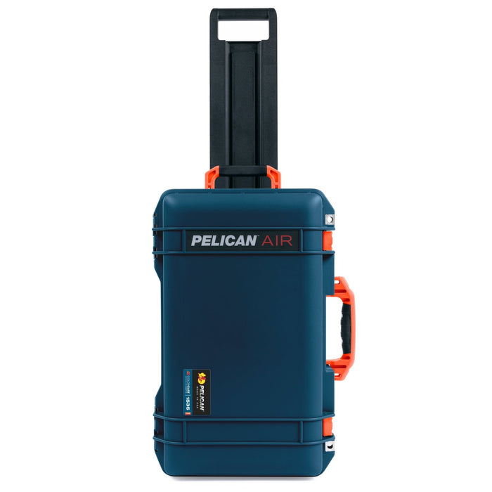 Pelican 1535 Air Carry-on Case - Deep Pacific & Orange - Upright