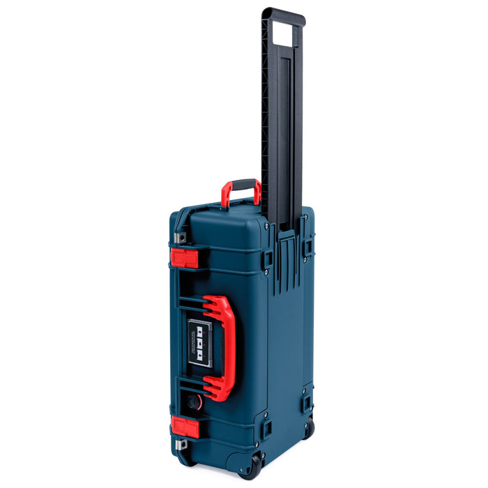 Pelican 1535 Air Carry - on Case - Deep Pacific & Red - Empty