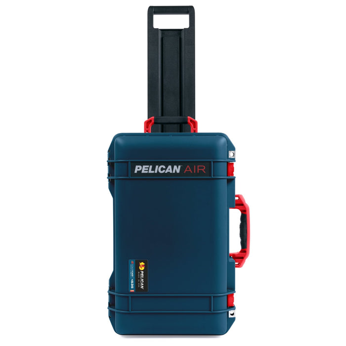 Pelican 1535 Air Carry - on Case - Deep Pacific & Red - Empty