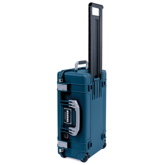 Pelican 1535 Air Carry-on Case - Deep Pacific & Silver - Trolley