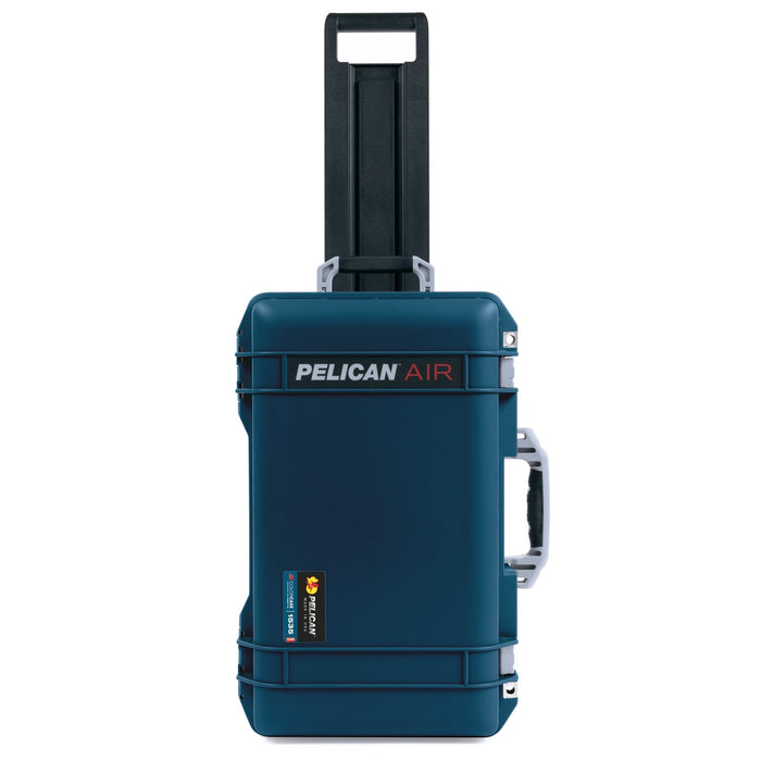 Pelican 1535 Air Carry-on Case - Deep Pacific & Silver - Front
