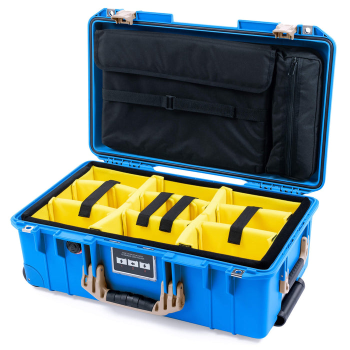 Yellow Padded Dividers / Computer Lid Pouch