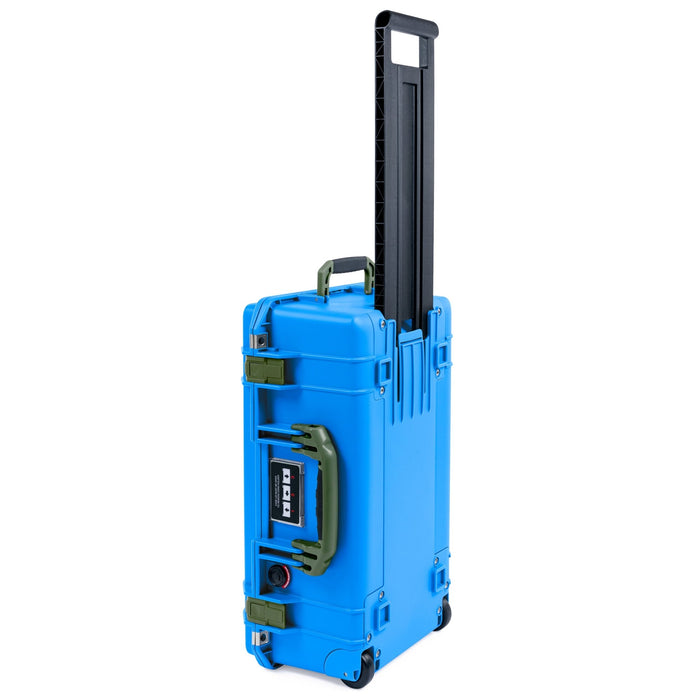 Pelican 1535 Air Carry - on Case - Electric Blue & OD Green - Empty