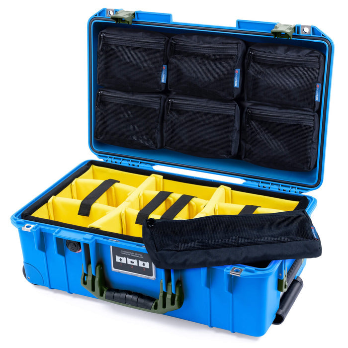 Yellow Padded Dividers / 7-Pcs Removable Mesh Lid