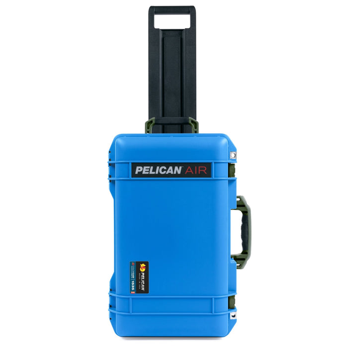 Pelican 1535 Air Carry - on Case - Electric Blue & OD Green - Empty