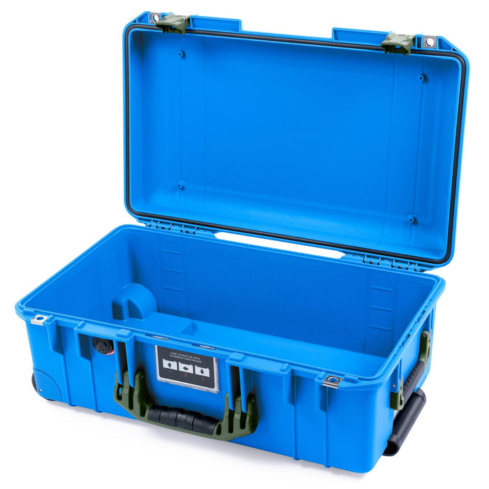 Pelican 1535 Air Carry - on Case - Electric Blue & OD Green - Empty