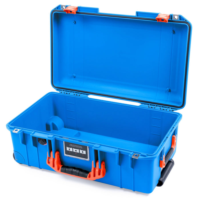 Pelican 1535 Air Carry-on Case - Electric Blue & Orange - Empty