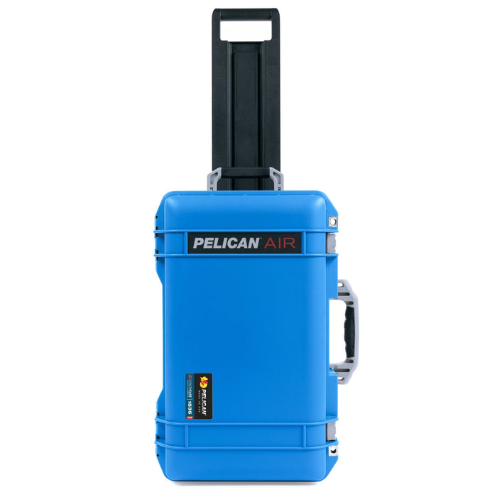 Pelican 1535 Air Carry - on Case - Electric Blue & Silver - Empty