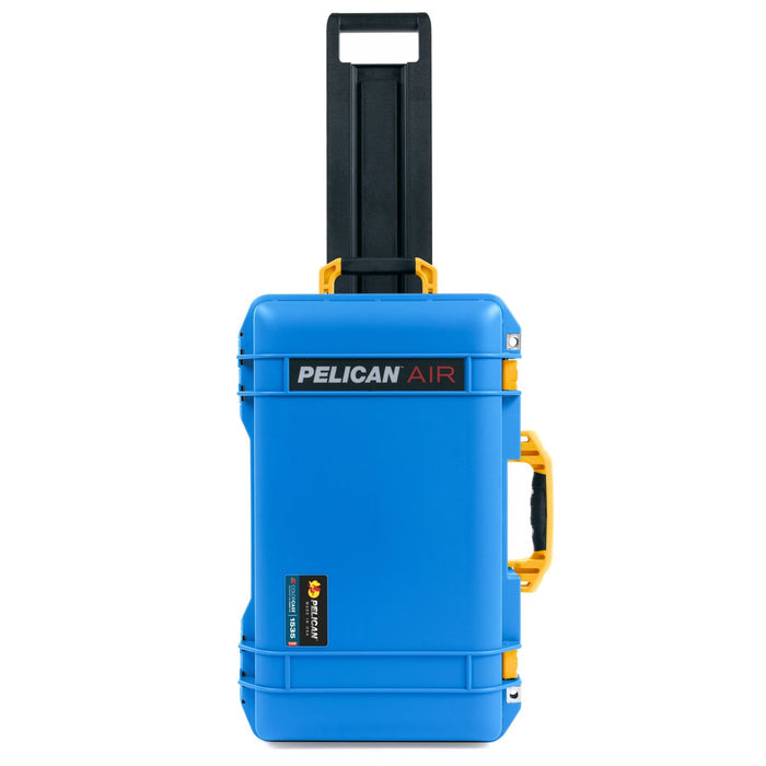Pelican 1535 Air Carry - on Case - Electric Blue & Yellow - Empty