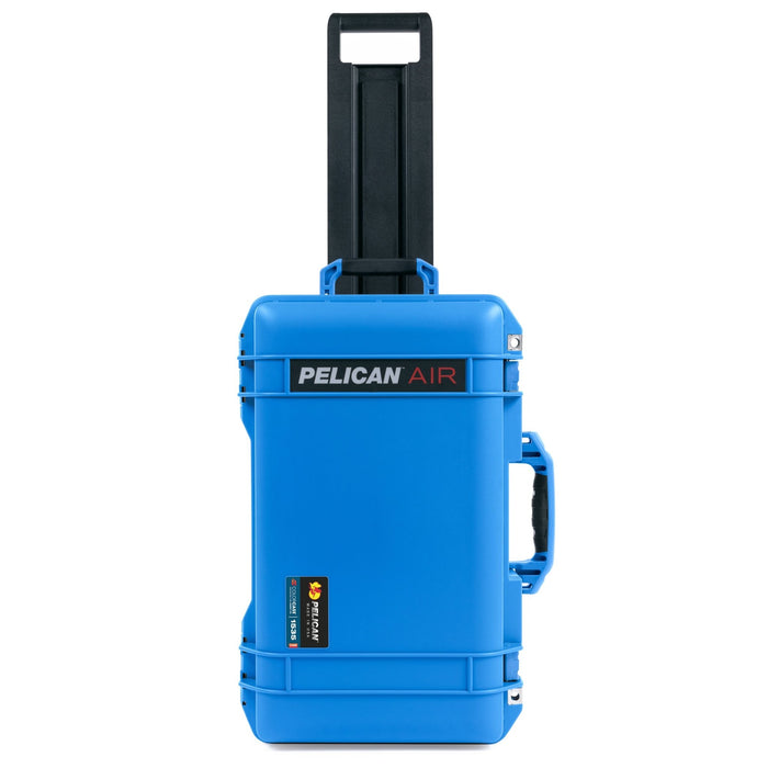 Pelican 1535 Air Carry-on Case - Electric Blue - Front View Upright