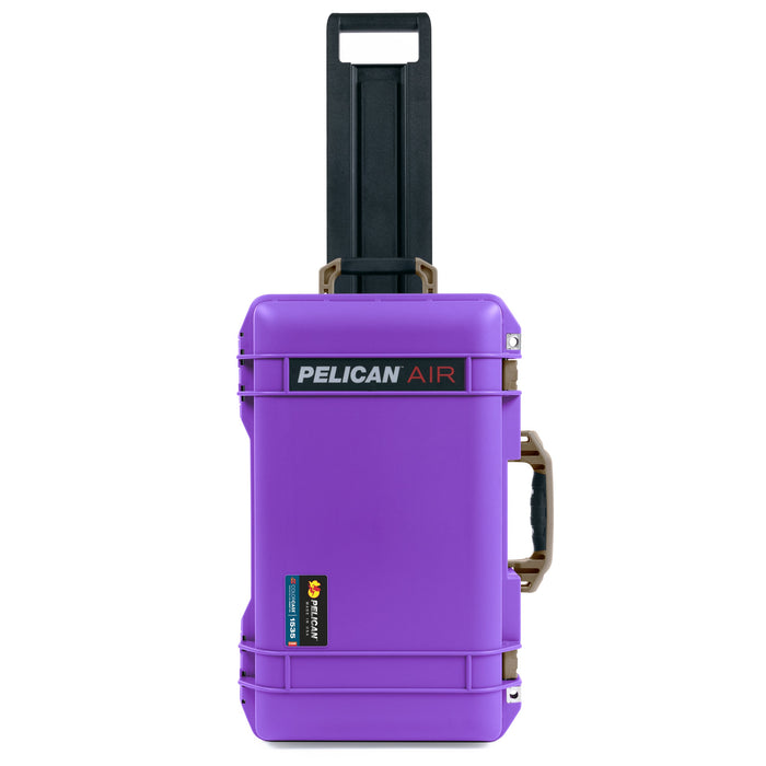 Pelican 1535 Air Carry-on Case - Galaxy Purple & Dark Desert Dirt