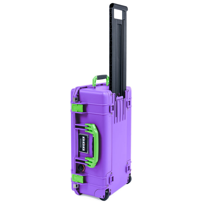 Pelican 1535 Air Carry-on Case - Galaxy Purple & Lime Green
