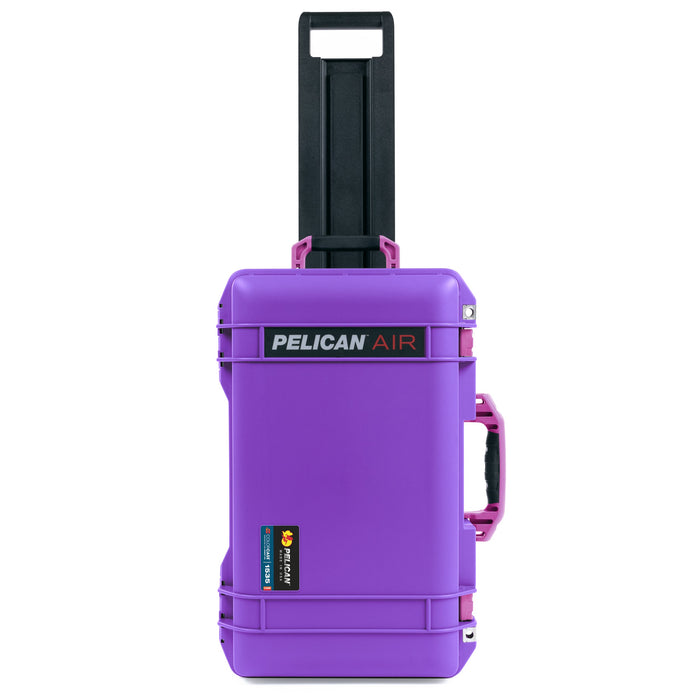 Pelican 1535 Air Carry-on Case - Galaxy Purple & Magenta - Upright Front View