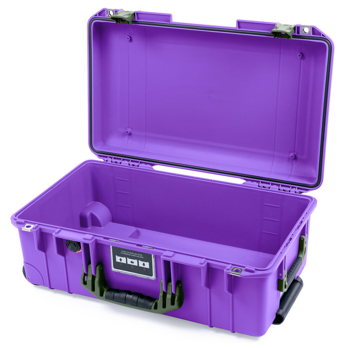 Pelican 1535 Air Carry-on Case - Galaxy Purple & OD Green
