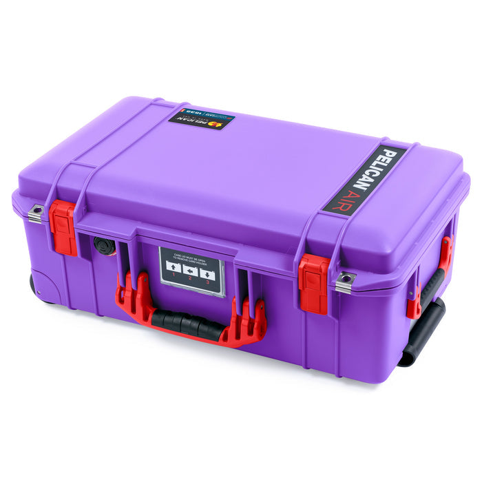 Pelican 1535 Air Carry-on Case - Galaxy Purple & Red
