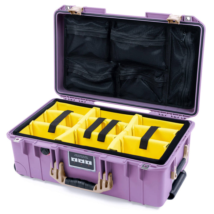 Yellow Padded Dividers / Mesh Lid Organizer