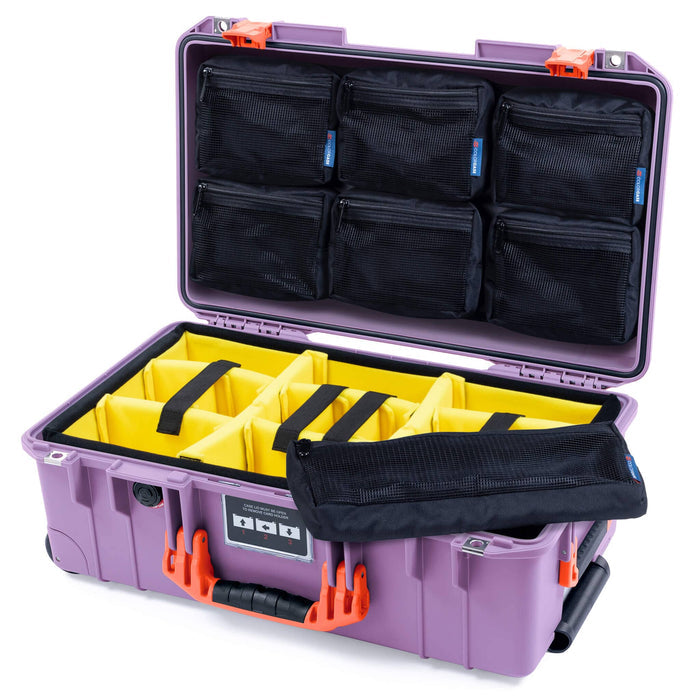 Yellow Padded Dividers / 7-Pcs Removable Mesh Lid