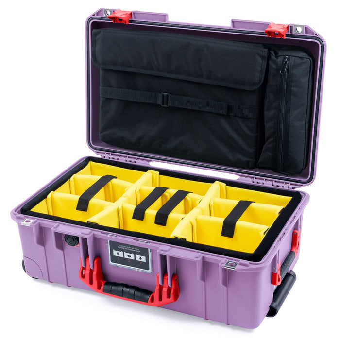 Yellow Padded Dividers / Computer Lid Pouch