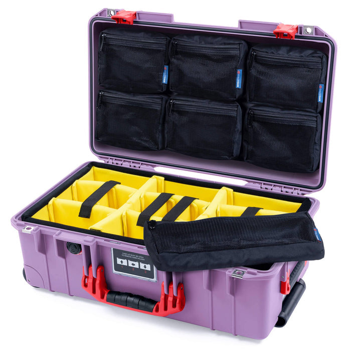Yellow Padded Dividers / 7-Pcs Removable Mesh Lid
