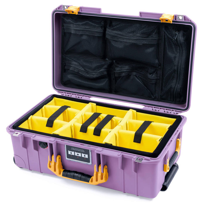 Yellow Padded Dividers / Mesh Lid Organizer