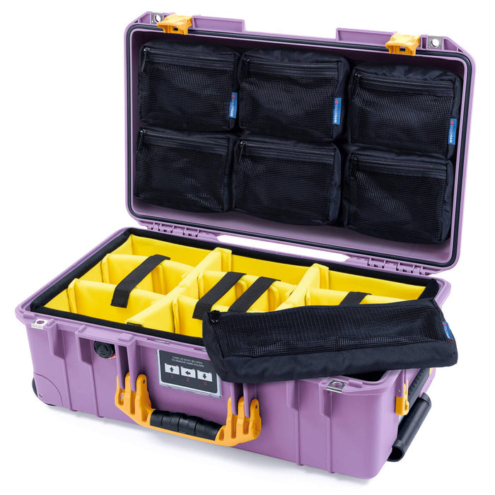Yellow Padded Dividers / 7-Pcs Removable Mesh Lid