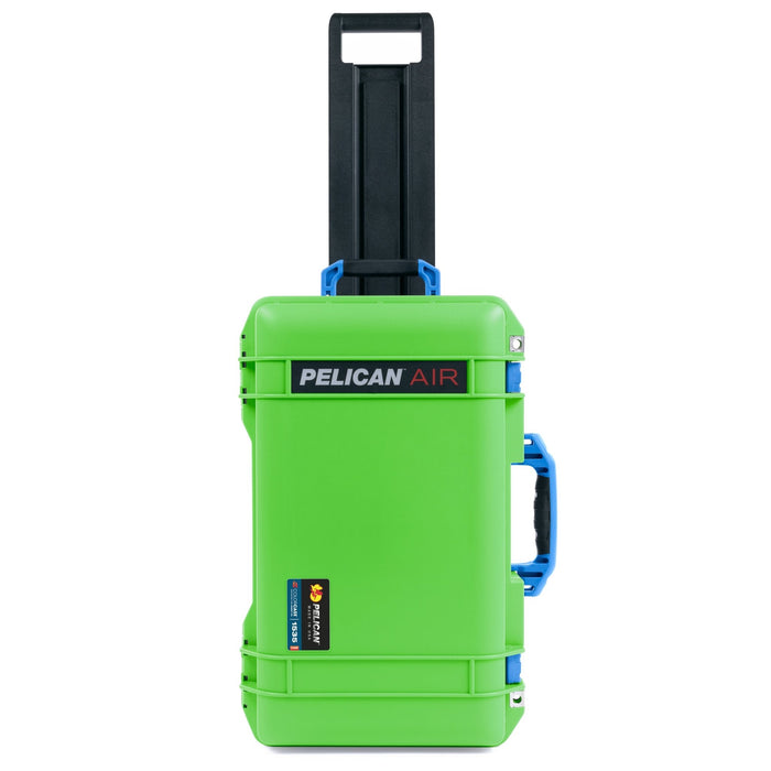 Pelican 1535 Air Carry - on Case - Lime Green & Blue - Empty