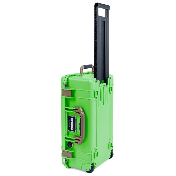 Pelican 1535 Air Carry - on Case - Lime Green & Dark Desert Dirt - Empty