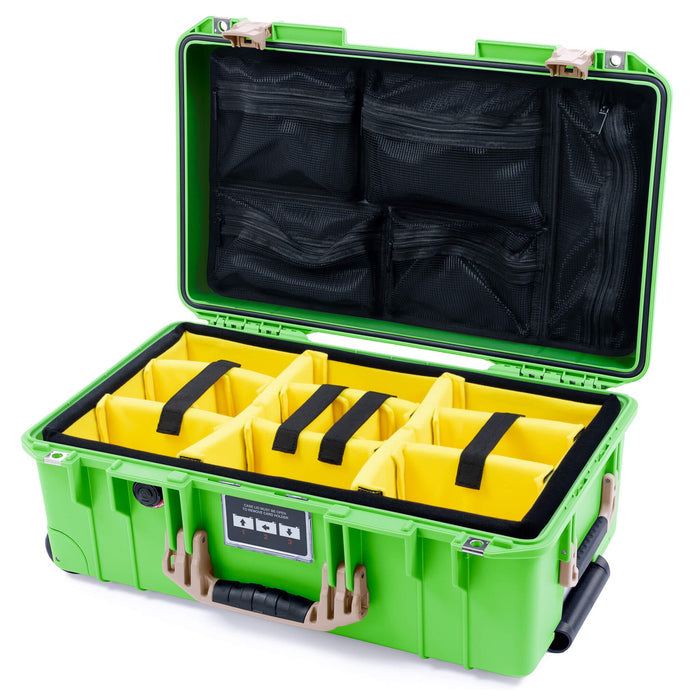 Yellow Padded Dividers / Mesh Lid Organizer