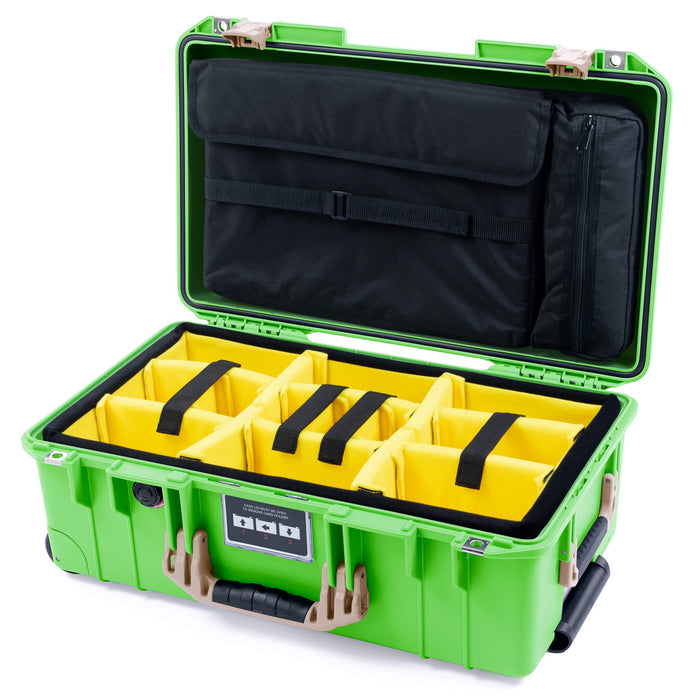 Yellow Padded Dividers / Computer Lid Pouch