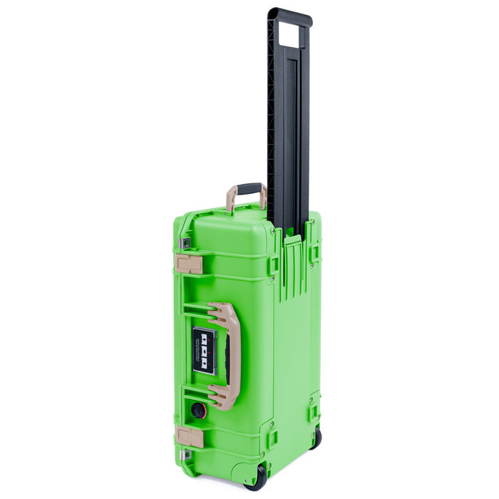 Pelican 1535 Air Carry - on Case - Lime Green & Desert Tan - Empty