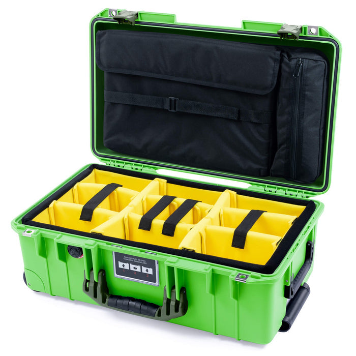 Yellow Padded Dividers / Computer Lid Pouch