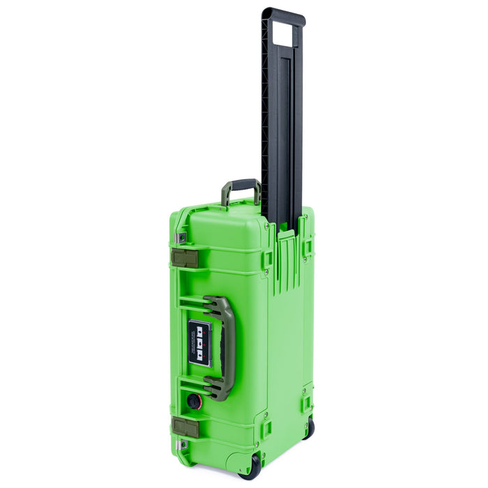Pelican 1535 Air Carry - on Case - Lime Green & OD Green - Empty