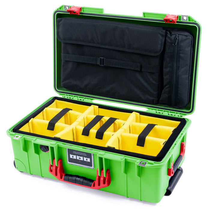 Yellow Padded Dividers / Computer Lid Pouch