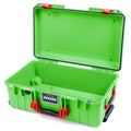 Pelican 1535 Air Carry - on Case - Lime Green & Red - Empty