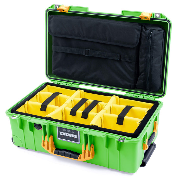 Yellow Padded Dividers / Computer Lid Pouch