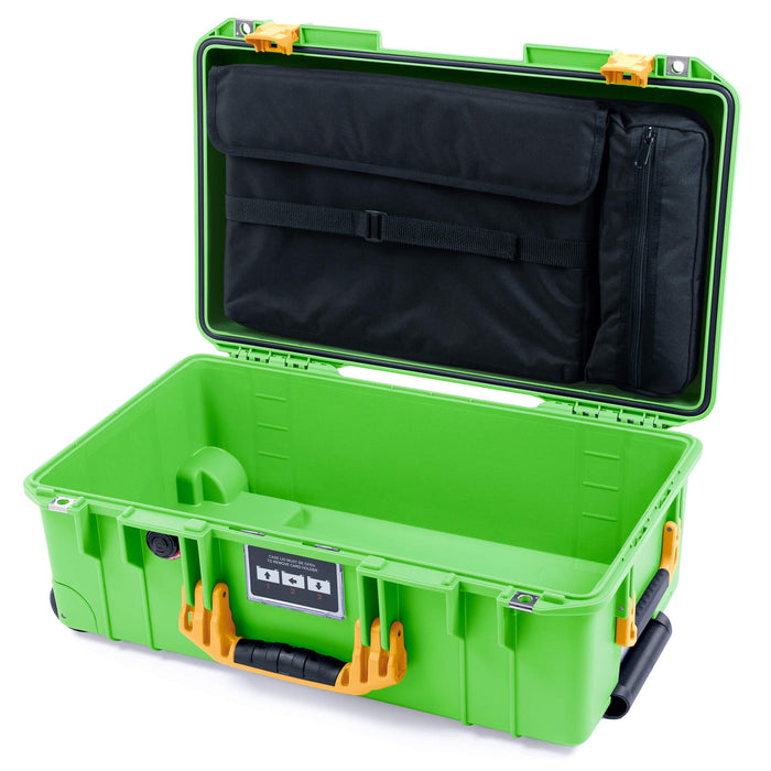 Pelican 1535 Air Carry-on Case - Lime Green & Yellow