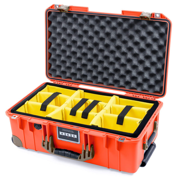 Yellow Padded Dividers / Convoluted Lid Foam
