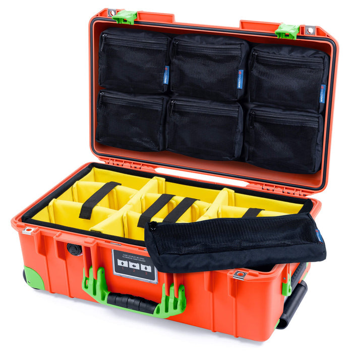 Yellow Padded Dividers / 7-Pcs Removable Mesh Lid
