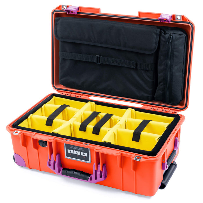 Yellow Padded Dividers / Computer Lid Pouch
