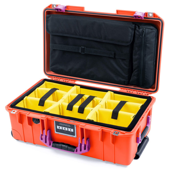 Yellow Padded Dividers / Computer Lid Pouch