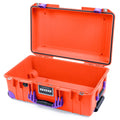 Pelican 1535 Air Carry - on Case - Orange & Purple Trolley - Empty