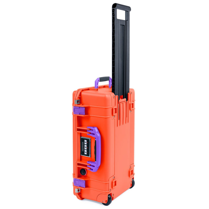 Pelican 1535 Air Carry - on Case - Orange & Purple - Empty