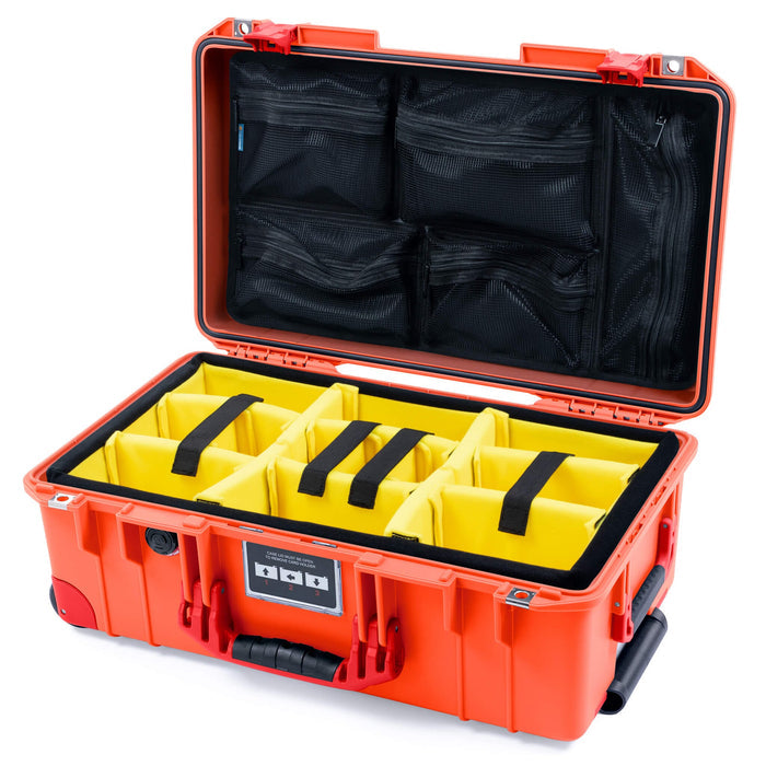 Yellow Padded Dividers / Mesh Lid Organizer