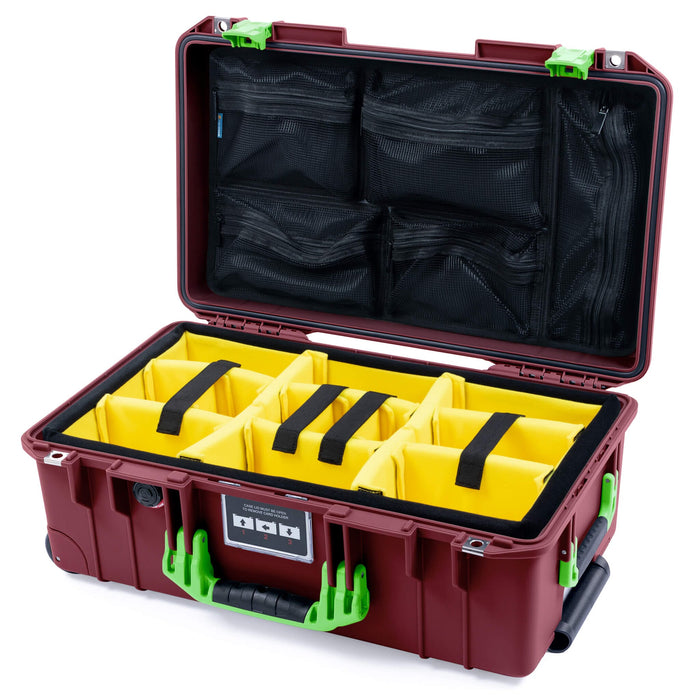 Yellow Padded Dividers / Mesh Lid Organizer