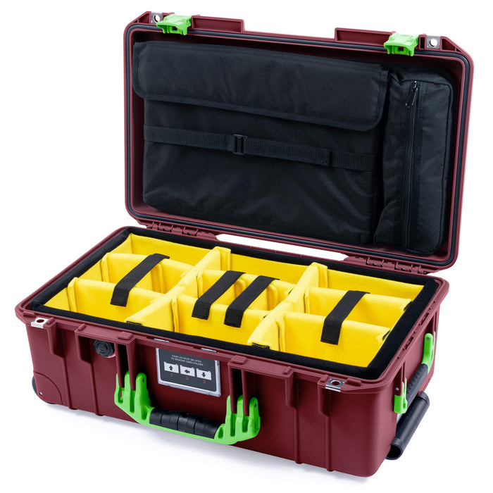 Yellow Padded Dividers / Computer Lid Pouch