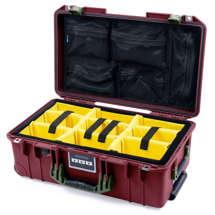 Yellow Padded Dividers / Mesh Lid Organizer