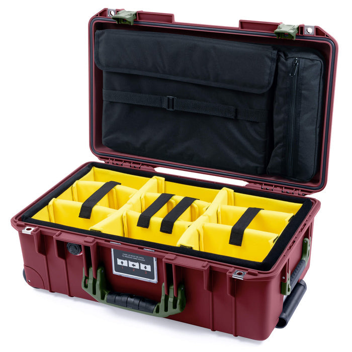 Yellow Padded Dividers / Computer Lid Pouch