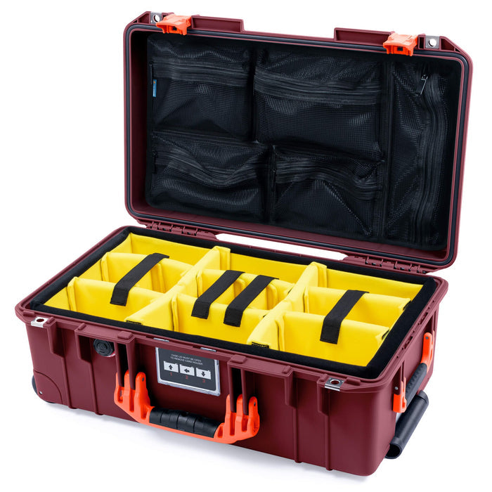 Yellow Padded Dividers / Mesh Lid Organizer